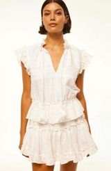Iliana Dress in Cotton Eyelet XS Photo 0