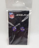 NFL NWT  Baltimore Ravens Stud Earrings Photo 0