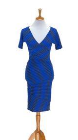 Tracy Reese Plenty By  Womens Slimming Bodycon Dress Blue Size S Minimalist Party Photo 0