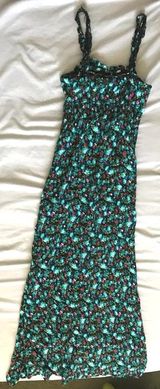 Karin Stevens Black Floral Maxi Dress Photo 0