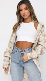 White Fox Boutique plaid shirt Photo 0