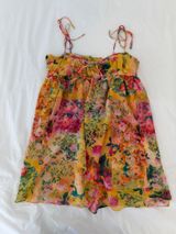 HoneyPlum Clothing Yellow Floral Dress Size XS Photo 0