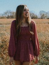 Red Hollister Romper  Photo 0