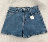 High Waisted Denim Shorts Photo 0