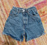 ZARA Denim Mom Shorts Photo 0
