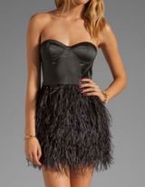 Black Label Feather Dress Photo 0