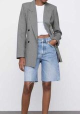ZARA Checkered Blazer Photo 0