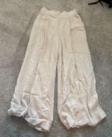 H&M linen cropped pants Photo 0