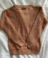 Boohoo Brown Knit Sweater Photo 0