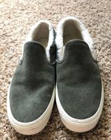 Vans Green Suede  Slip on Photo 0
