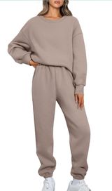 AUTOMET Womens 2 Piece Outfit Oversized Sweatsuit Photo 0