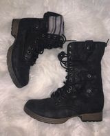 Bongo Black Soft Combat Boots Photo 0