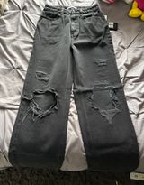 PacSun Black Ripped Baggy Jeans Photo 0