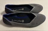 Rothy's Grey/black 9.5 Ballet
Round Toe Flat Shoes Photo 0