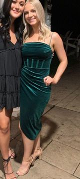 Windsor Green Velvet  Dress Photo 0