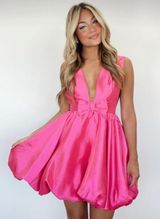 Pink Bow Bubble Dress Photo 0