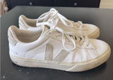 Veja White and Beige Casual Sneakers Photo 0