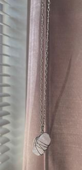 Handmade Rose Quartz Necklace Photo 0