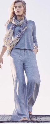Nic + Zoe Linen Wide Leg Pants Photo 0