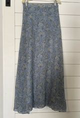 Patterned skirt Blue Size 8 Photo 0