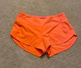 Lululemon Speed Up 2.5” Orange Soda Size 4 Photo 0