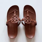 Tory Burch Authentic Women’s Miller Cloud Sandals Bourbon Miele -Size 8 1/2 Photo 0