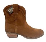 NEW Dingo WHISKEY Suede Cowboy Booties Size 7 Photo 0