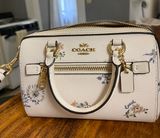 Coach Micro Rowan Floral Dandelion Mini Boston Bag Photo 0