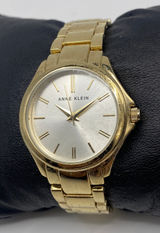 Anne Klein Gold Tone Stainless Steel Watch Working New Battery Photo 0