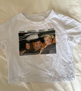 Make America Great Again Britany Paris Baby Tee White Photo 0