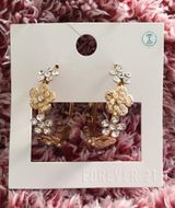 Forever 21 Flower Hoops  Photo 0