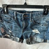 Express shortie relaxed low rise jean shorts Photo 0