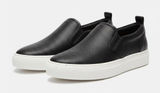 EXCELLENT Vince Fletcher Leather Platform Sneaker US 5.5 Perforated Slip-On Photo 0