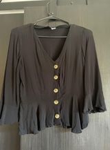 Divided Button Up Shirt Photo 0