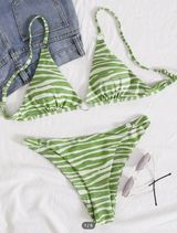 SheIn green zebra bikini Photo 0