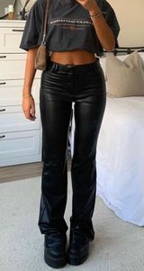 Faux Leather Pants Photo 0