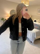 Brandy Melville Black Jean Jacket Photo 0