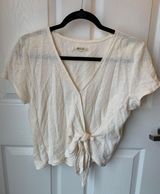 Madewell Cotton wrap top Photo 0
