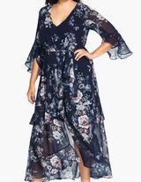 City Chic NWT  Mysterious Maxi Tier Fairycore Dress  Size M/18 Photo 0