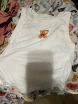 Goodie Two Sleeves White tank  Photo 0