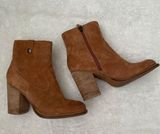 Kelsi Dagger Suede Brown Booties Photo 0