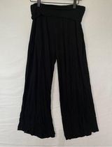 Bluheaven lightweight wide leg black pants/leggings size medium Photo 0