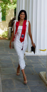 Petal & Pup Midi Dress White Photo 0