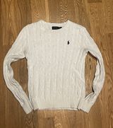 Polo Ralph Lauren White Cable Knit Sweater Photo 0
