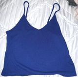 Crop Tank Blue Size M Photo 0
