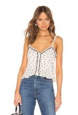 Free People True To The Heart Tank in Ivory Size M Photo 0