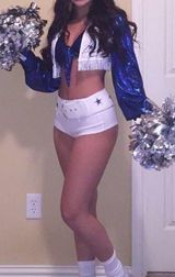 Dallas cowboys Cheerleader costume White Photo 0