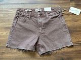 Universal Thread Women’s High-Rise Vintage Stretch Midi Shorts Size 8 NWT Photo 0