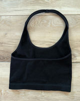 Cotton On  Crop Top Halter Black Photo 0
