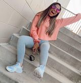 cropped hoodie Pink Photo 0